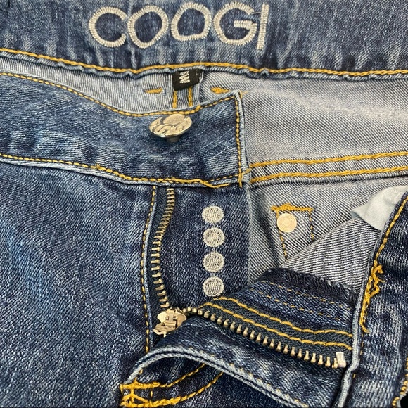 Coogi Vintage Embroidered Zig Zag Chevron Pocket Skinny Jeans - Picture 5 of 10